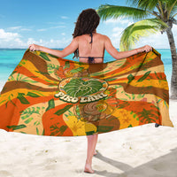 Hawaiian Piko Lani Cultivate I Ka Piko Aloha Sarong Retro Psychedelic Taro Leaf - Hibiscus Flowers TS04 - Polynesian Pride