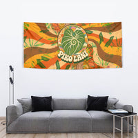 Hawaiian Piko Lani Cultivate I Ka Piko Aloha Tapestry Retro Psychedelic Taro Leaf - Hibiscus Flowers TS04 - Polynesian Pride