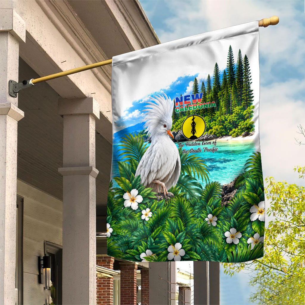New Caledonia Kagu Bird Nature Garden Flag South Pacific Hidden Gem Tropical Landscape