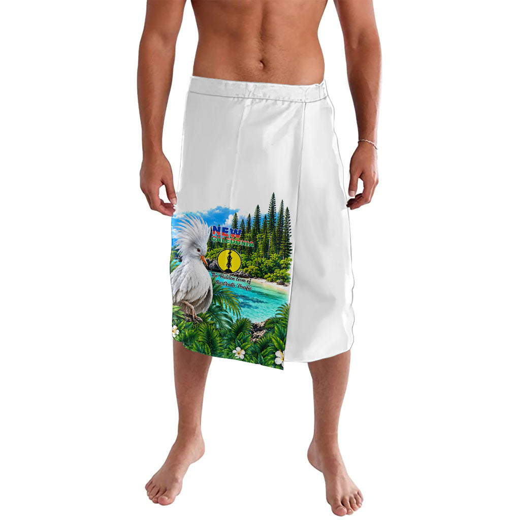 New Caledonia Kagu Bird Nature Lavalava South Pacific Hidden Gem Tropical Landscape TS04 Green White - Polynesian Pride