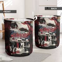Samoa Black Saturday 1929 Laundry Basket Mau Movement Vintage Newspaper Grunge Polynesian TS04 - Polynesian Pride