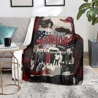 Samoa Black Saturday 1929 Blanket Mau Movement Vintage Newspaper Grunge Polynesian TS04 - Polynesian Pride