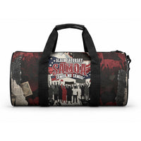 Samoa Black Saturday 1929 Duffle Bag Mau Movement Vintage Newspaper Grunge Polynesian TS04 One size Black Red - Polynesian Pride