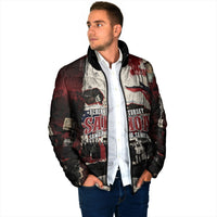Samoa Black Saturday 1929 Padded Jacket Mau Movement Vintage Newspaper Grunge Polynesian TS04 - Polynesian Pride