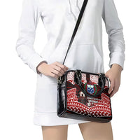 Samoa Black Saturday Mau Movement Shoulder Handbag Polynesian Tribal Pattern Coat Of Arms Graphic Art TS04 - Polynesian Pride