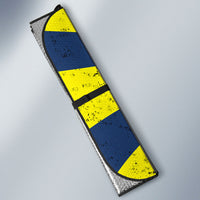 Waimanalo Oahu Hawaii Surfing Auto Sun Shade Tropical Beach Retro Sunburst Surfboard TS04 - Polynesian Pride