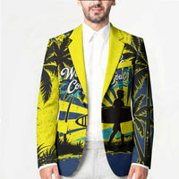 Waimanalo Oahu Hawaii Surfing Blazer Tropical Beach Retro Sunburst Surfboard TS04 - Polynesian Pride