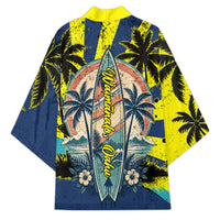 Waimanalo Oahu Hawaii Surfing Kimono Tropical Beach Retro Sunburst Surfboard TS04 - Polynesian Pride