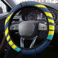 Waimanalo Oahu Hawaii Surfing Steering Wheel Cover Tropical Beach Retro Sunburst Surfboard TS04 - Polynesian Pride