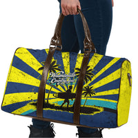 Waimanalo Oahu Hawaii Surfing Travel Bag Tropical Beach Retro Sunburst Surfboard TS04 - Polynesian Pride
