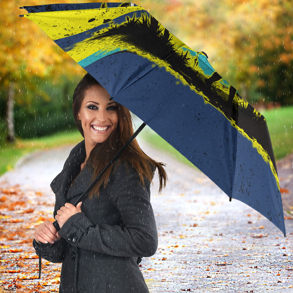 Waimanalo Oahu Hawaii Surfing Umbrella Tropical Beach Retro Sunburst Surfboard TS04 - Polynesian Pride