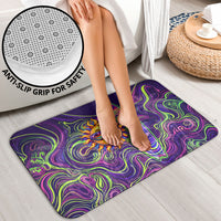 Waimanalo Hawaii Sun Rabbit Bathroom Set Psychedelic Trippy Neon Swirl Graphic TS04 - Polynesian Pride