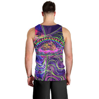 Waimanalo Hawaii Sun Rabbit Men Tank Top Psychedelic Trippy Neon Swirl Graphic TS04 - Polynesian Pride