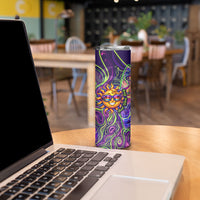Waimanalo Hawaii Sun Rabbit Skinny Tumbler Psychedelic Trippy Neon Swirl Graphic TS04 - Polynesian Pride