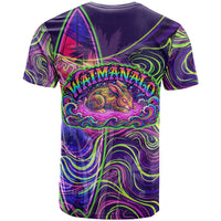 Waimanalo Hawaii Sun Rabbit T Shirt Psychedelic Trippy Neon Swirl Graphic TS04 - Polynesian Pride