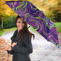 Waimanalo Hawaii Sun Rabbit Umbrella Psychedelic Trippy Neon Swirl Graphic TS04 - Polynesian Pride