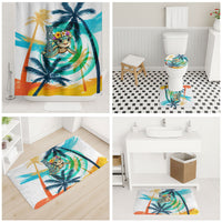 Hawaii Waimanalo Sea Turtle Bathroom Set Cute Tropical Beach Aloha Spirit Cartoon TS04 - Polynesian Pride