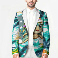 Hawaii Waimanalo Sea Turtle Blazer Cute Tropical Beach Aloha Spirit Cartoon TS04 - Polynesian Pride