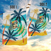 Hawaii Waimanalo Sea Turtle Garden Flag Cute Tropical Beach Aloha Spirit Cartoon TS04 - Polynesian Pride