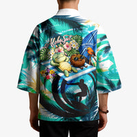 Hawaii Waimanalo Sea Turtle Kimono Cute Tropical Beach Aloha Spirit Cartoon TS04 - Polynesian Pride