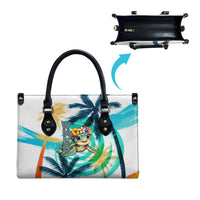 Hawaii Waimanalo Sea Turtle Leather Bag Cute Tropical Beach Aloha Spirit Cartoon TS04 - Polynesian Pride