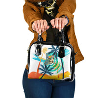 Hawaii Waimanalo Sea Turtle Shoulder Handbag Cute Tropical Beach Aloha Spirit Cartoon TS04 One Size Green Blue - Polynesian Pride