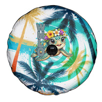Hawaii Waimanalo Sea Turtle Spare Tire Cover Cute Tropical Beach Aloha Spirit Cartoon TS04 - Polynesian Pride