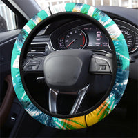 Hawaii Waimanalo Sea Turtle Steering Wheel Cover Cute Tropical Beach Aloha Spirit Cartoon TS04 - Polynesian Pride