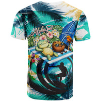 Hawaii Waimanalo Sea Turtle T Shirt Cute Tropical Beach Aloha Spirit Cartoon TS04 - Polynesian Pride