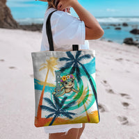 Hawaii Waimanalo Sea Turtle Tote Bag Cute Tropical Beach Aloha Spirit Cartoon TS04 - Polynesian Pride