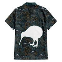 New Zealand is Calling and I Must Go Family Matching Long Sleeve Bodycon Dress and Hawaiian Shirt Kiwi Bird Silhouette TS04 - Polynesian Pride