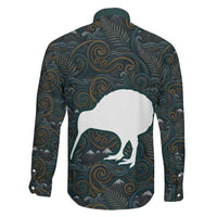 New Zealand is Calling and I Must Go Family Matching Puletasi and Hawaiian Shirt Kiwi Bird Silhouette TS04 - Polynesian Pride