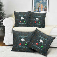 New Zealand is Calling and I Must Go Pillow Cover Kiwi Bird Silhouette TS04 - Polynesian Pride