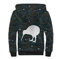 New Zealand is Calling and I Must Go Sherpa Hoodie Kiwi Bird Silhouette TS04 - Polynesian Pride