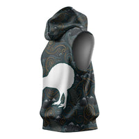 New Zealand is Calling and I Must Go Sleeveless Hoodie Kiwi Bird Silhouette TS04 - Polynesian Pride
