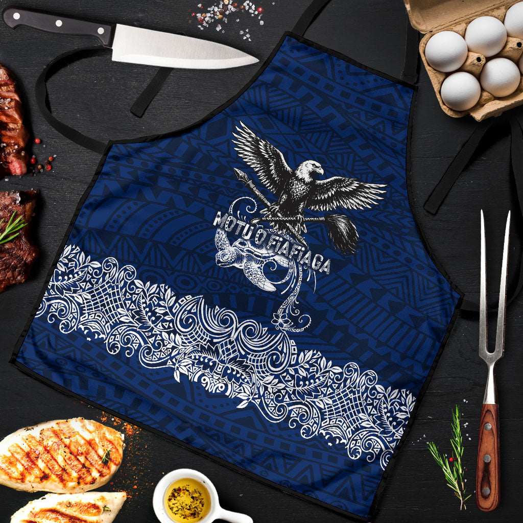 American Samoa Eagle Apron Sea Turtle Traditional Polynesian Tribal Tattoo TS04 Blue White - Polynesian Pride