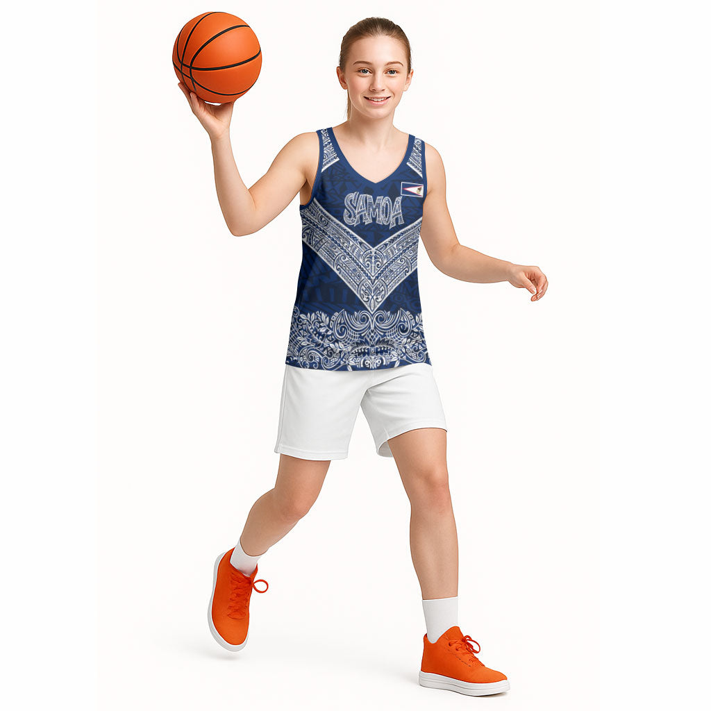 American Samoa Eagle Basketball Jersey Sea Turtle Traditional Polynesian Tribal Tattoo TS04 - Polynesian Pride
