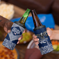 American Samoa Eagle 4 in 1 Can Cooler Tumbler Sea Turtle Traditional Polynesian Tribal Tattoo TS04 - Polynesian Pride