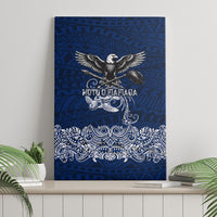 American Samoa Eagle Canvas Wall Art Sea Turtle Traditional Polynesian Tribal Tattoo TS04 - Polynesian Pride