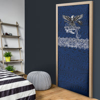 American Samoa Eagle Door Cover Sea Turtle Traditional Polynesian Tribal Tattoo TS04 - Polynesian Pride