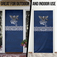American Samoa Eagle Door Cover Sea Turtle Traditional Polynesian Tribal Tattoo TS04 - Polynesian Pride