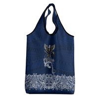 American Samoa Eagle Grocery Bag Sea Turtle Traditional Polynesian Tribal Tattoo TS04 - Polynesian Pride