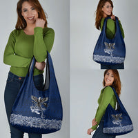 American Samoa Eagle Grocery Bag Sea Turtle Traditional Polynesian Tribal Tattoo TS04 - Polynesian Pride
