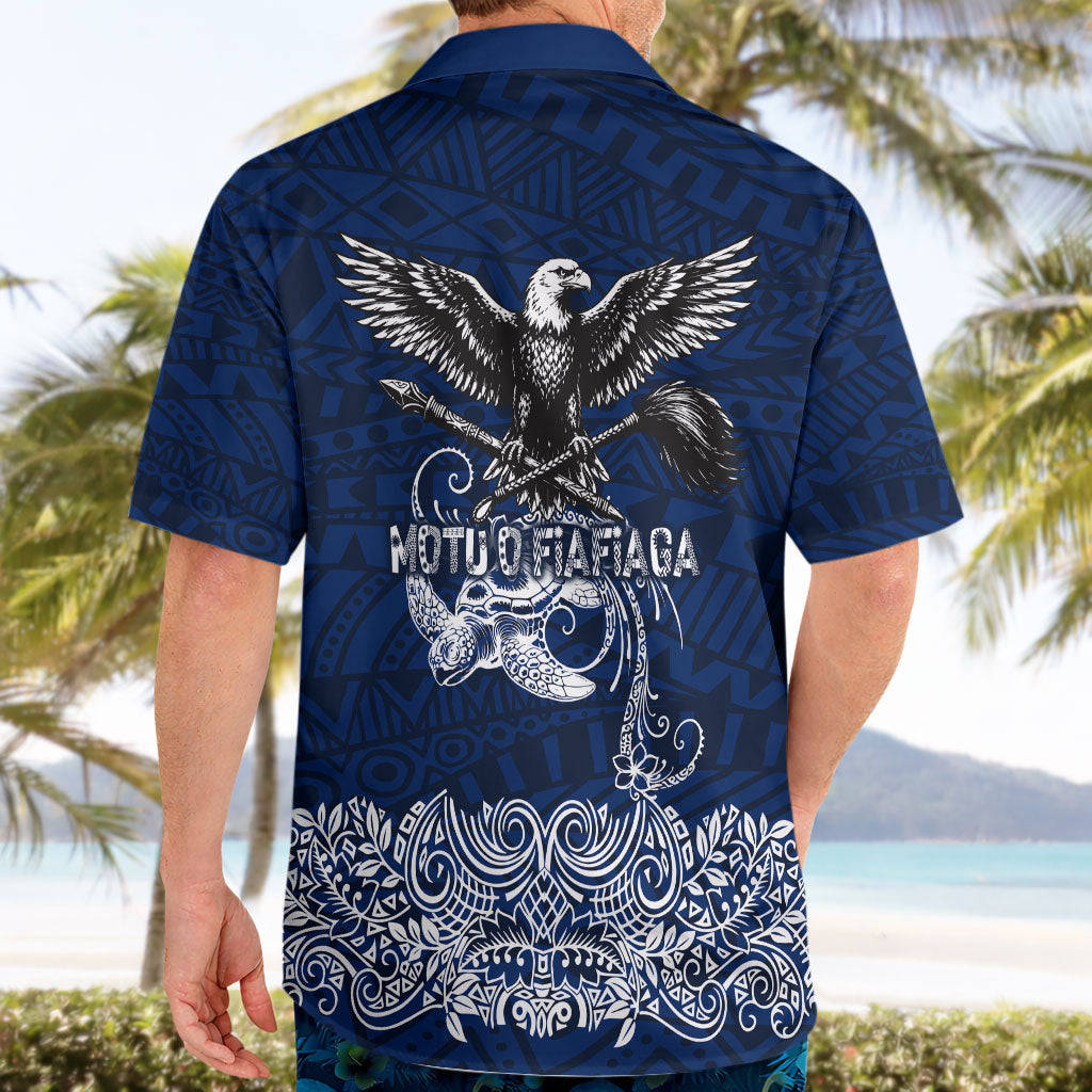 American Samoa Eagle Hawaiian Shirt Sea Turtle Traditional Polynesian Tribal Tattoo TS04 - Polynesian Pride