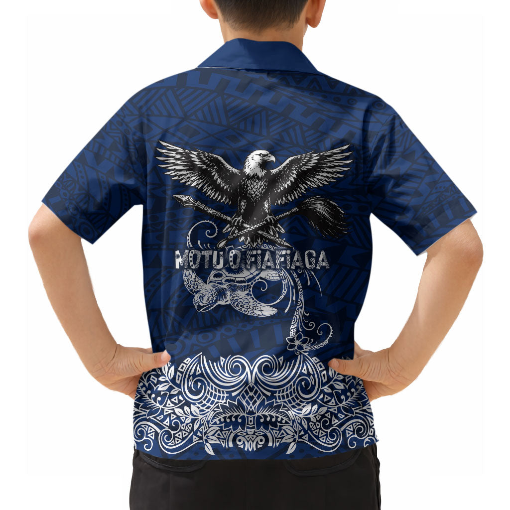American Samoa Eagle Hawaiian Shirt Sea Turtle Traditional Polynesian Tribal Tattoo TS04 - Polynesian Pride