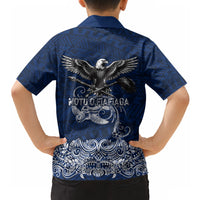 American Samoa Eagle Hawaiian Shirt Sea Turtle Traditional Polynesian Tribal Tattoo TS04 - Polynesian Pride