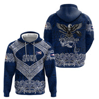 American Samoa Eagle Hoodie Sea Turtle Traditional Polynesian Tribal Tattoo TS04 - Polynesian Pride