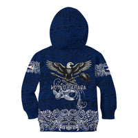 American Samoa Eagle Kid Hoodie Sea Turtle Traditional Polynesian Tribal Tattoo TS04 - Polynesian Pride