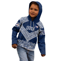 American Samoa Eagle Kid Hoodie Sea Turtle Traditional Polynesian Tribal Tattoo TS04 - Polynesian Pride