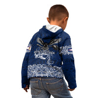 American Samoa Eagle Kid Hoodie Sea Turtle Traditional Polynesian Tribal Tattoo TS04 - Polynesian Pride